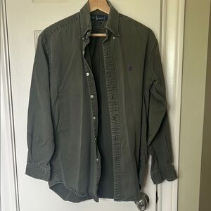 Ralph Lauren Forest Green Blaire Buttondown